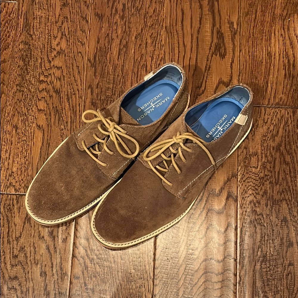 Men's Brown Suede Derbys